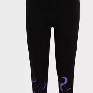 Disney Her Universe Torrid Size Little Mermaid Ursula Leggings Size 14/16